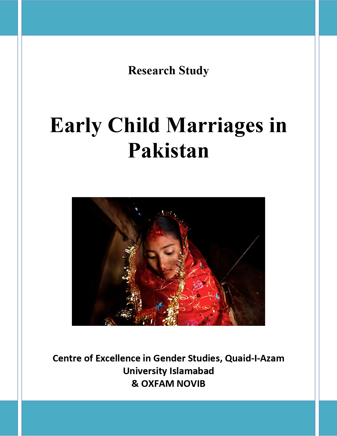 Research Study: Early Child Marriages in Pakistan